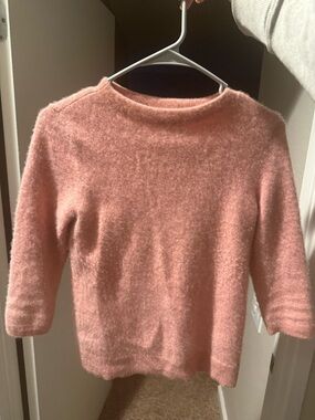 Talbots Plush Pink Crewneck Sweater